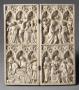 Diptych, 2 registers, 3 arches across (frise d'arcatures) (Front)