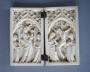 Diptych, 1 register, 1 arch across (plaquettes) (Front)