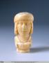 Pommel (fragment) or rosary bead, 2 faces (chapelet) (Side 1)