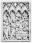 Wing, left (fragment of a diptych), 1 register, 4 arches across (frise d'arcatures; colonnettes) (Front)