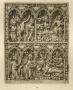 Wing, left (fragment of a diptych), 2 registers, 4 arches across (frise d'arcatures, colonnettes) (Front)