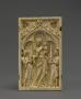 Centre panel (fragment of a triptych), 1 register, 1 arch across (plaquette) (Front)