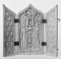Ogee-arched triptych, 1 register (Front)
