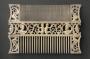 Openwork comb (peigne double ajouré) (Side 1)