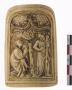 Pax, 1 ogee arch across (baiser de paix) (Front)