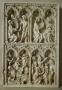 Wing, right (part of a diptych), 2 registers, 4 arches across (frise d'arcatures; colonnettes) (Front)