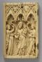 Wing, left (fragment of a diptych), 1 register, 3 arches across (plaquette; frise d'arcatures) (Front)
