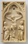 Wing, right (fragment of a diptych), 1 register, 1 arch across (plaquette) (Front)