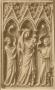 Wing, left (fragment of a diptych), 1 register, 3 arches across (plaquette; frise d'arcatures) (Front)