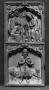 Wing, left (part of a polyptych, or triptych), 2 registers, 1 ogee arch across (plaquette) (Front)