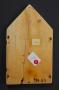 Gabled centre panel (fragment of a triptych or polyptych), 1 register, 1 arch across (Back)