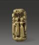 Knife handle, 4 sides (manche de couteau) (Side (embracing couple; courting couple (meeting of lovers)))