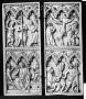 Diptych, 2 registers, 3 arches across (frise d'arcatures) (Front)