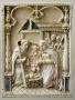 Diptych, 1 register, 1 arch across (plaquette) (Wing, left)