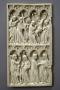 Wing, left (fragment of a diptych), 2 registers, 4 arches across (frise d'arcatures) (Front)