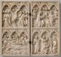 Diptych, 2 registers, 3 arches across (frise d'arcatures) (Front)