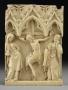 Panel (fragment of a diptych), 1 register, 3 arches across (frise d'arcatures; plaquette) (Front)
