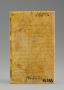 Writing tablet, 1 register (plaquette; tablette à écrire) (Back)