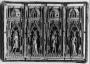 Openwork panel (part of a casket; lid), 1 register, 4 arches across (plaque ajourée; frise d'arcatures; coffret) (Front)