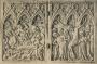 Diptych, 1 register, 3 arches across (plaquettes; frise d'arcatures) (Front)