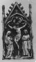 Gabled panel, 1 arch across, 1 register (plaquette) (Front)