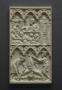 Panel (part of a polyptych), 2 registers, 3 arches across (frise d'arcatures) (Front)