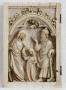 Wing, left (fragment of a diptych), 1 register, 1 arch across (plaquette) (Front)