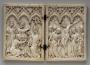 Diptych, 1 register, 3 arches across (plaquette; frise d'arcatures) (Front)