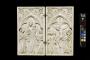 Diptych, 1 register, 1 arch across (plaquette) (Front)
