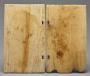 Wing, right (part of a diptych), 3 registers (Back)