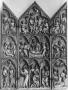 Gabled triptych, 3 registers, arches (colonnettes) (Front)