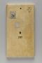 Wing, right (fragment of a diptych), 2 registers, 3 arches across (frise d'arcatures) (Back)