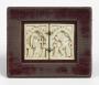 Diptych, 1 register, 1 arch across (plaquettes) (Front)
