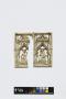 Openwork panel (part of a casket), 1 register, 2 arches across (coffret ajouré) (Front)