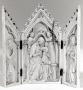 Gabled triptych, 1 register (Front)