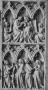 Diptych, 2 registers, 3 arches across (frise d'arcatures) (Wing, right)
