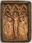 Openwork panel, 1 register, 3 arches across (plaque ajourée; frise d'arcatures); used as a pax (baiser de paix) (Front)