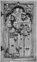 Wing, right (fragment of a diptych), 1 register, 1 arch across (plaquette; colonnettes) (Front)