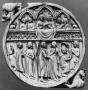 Mirror case (valve de miroir, frise d'arcatures, colonnettes) (Front)