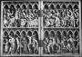 Diptych, 2 registers, 6 arches across (colonnettes; frise d'arcatures) (Front)