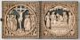Openwork diptych with roundels (plaques ajourées) (Front)