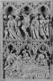 Diptych, 2 registers, 3 arches across (frise d'arcatures) (Wing, left)