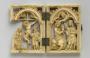 Openwork diptych, 1 register, 1 arch across (diptyque ajouré; colonnettes) (Front)