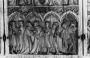 Triptych, 2 registers, 2 arches across (wings) and 4 arches across (centre panel) (frise d'arcatures) (Detail (centre))