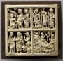 Openwork panel (plaquette ajourée), 2 registers (Front)