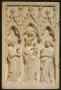Wing, left (fragment of a diptych), 1 register, 3 arches across (plaquette; frise d'arcatures) (Front)