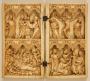 Diptych, 2 registers, 3 arches across (frise d'arcatures) (Front)