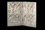 Diptych, 2 registers, 3 arches across (frise d'arcatures) (Front)