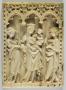 Wing, left (fragment of a diptych), 1 register, 3 arches across (frise d'arcatures; plaquette) (Front)