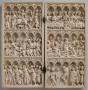 Diptych, 3 registers, 5 arches across (frise d'arcatures) (Front)